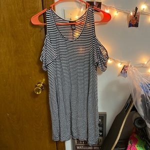 A black and white striped dress, never worn